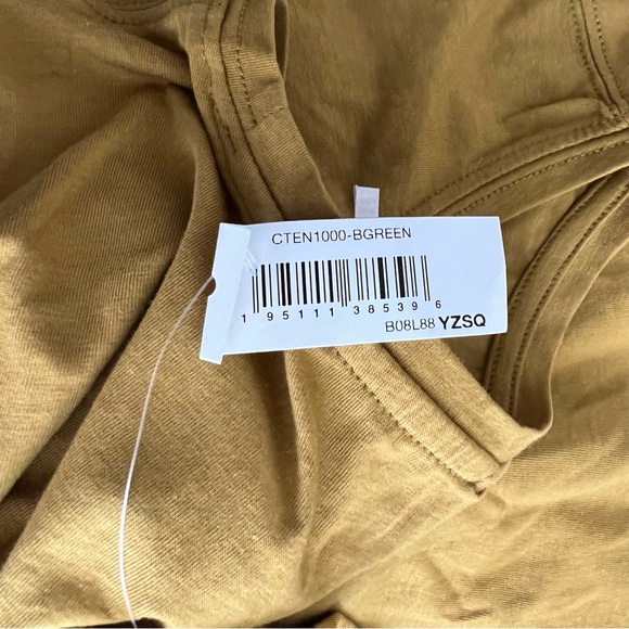 Core IO Women's Brown Green Tank Top Medium Round Neck Sleeveless Top New - Picture 12 of 12